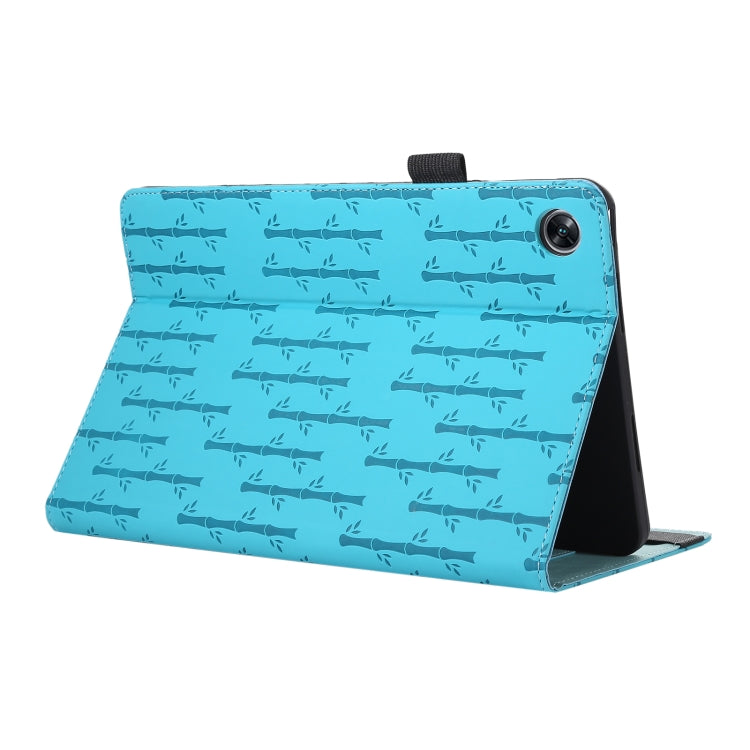 For OPPO Pad Air Lucky Bamboo Pattern Leather Tablet Case