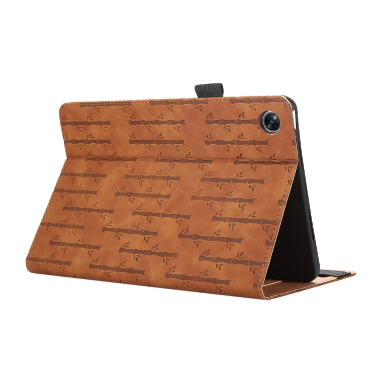For OPPO Pad Air Lucky Bamboo Pattern Leather Tablet Case