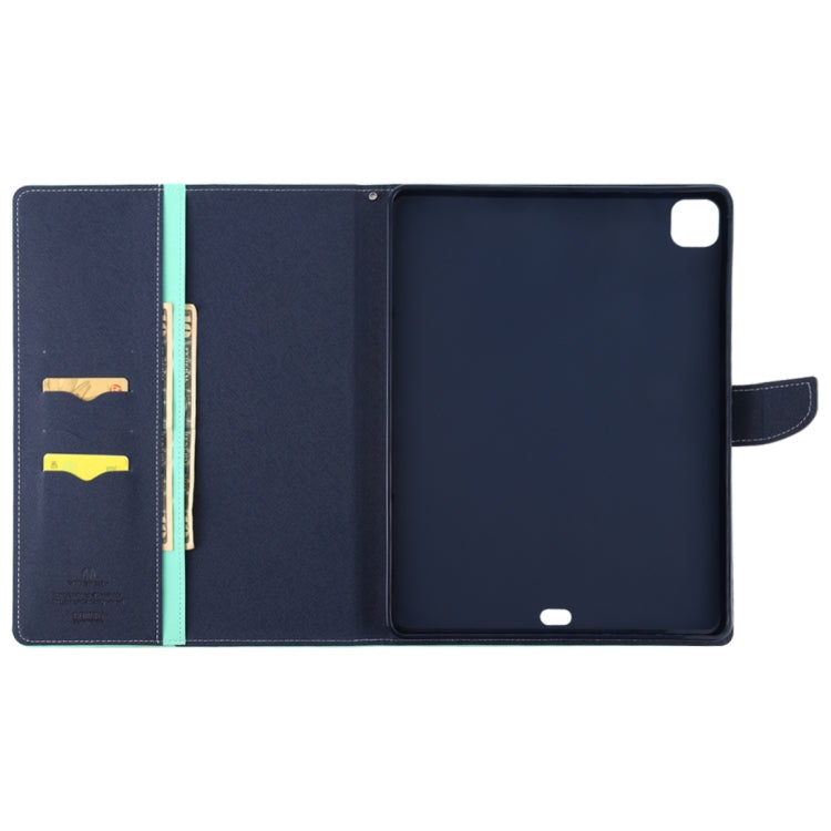 For iPad Pro 12.9 (2020) GOOSPERY FANCY DIARY Horizontal Flip PU Leather Tablet Case with Holder & Card Slots & Wallet