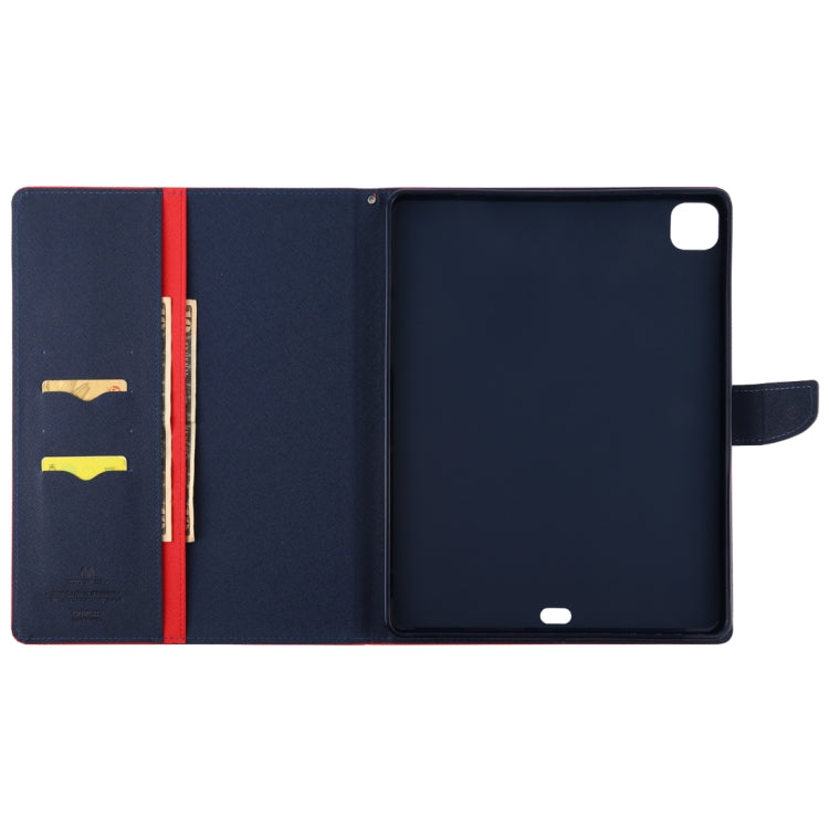 For iPad Pro 12.9 (2020) GOOSPERY FANCY DIARY Horizontal Flip PU Leather Tablet Case with Holder & Card Slots & Wallet