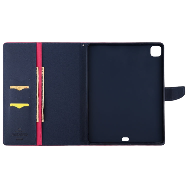 For iPad Pro 12.9 (2020) GOOSPERY FANCY DIARY Horizontal Flip PU Leather Tablet Case with Holder & Card Slots & Wallet