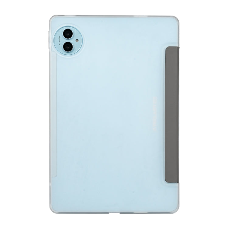 For Teclast P50 3-Fold Holder Folio Leather Tablet Smart Case - Grey