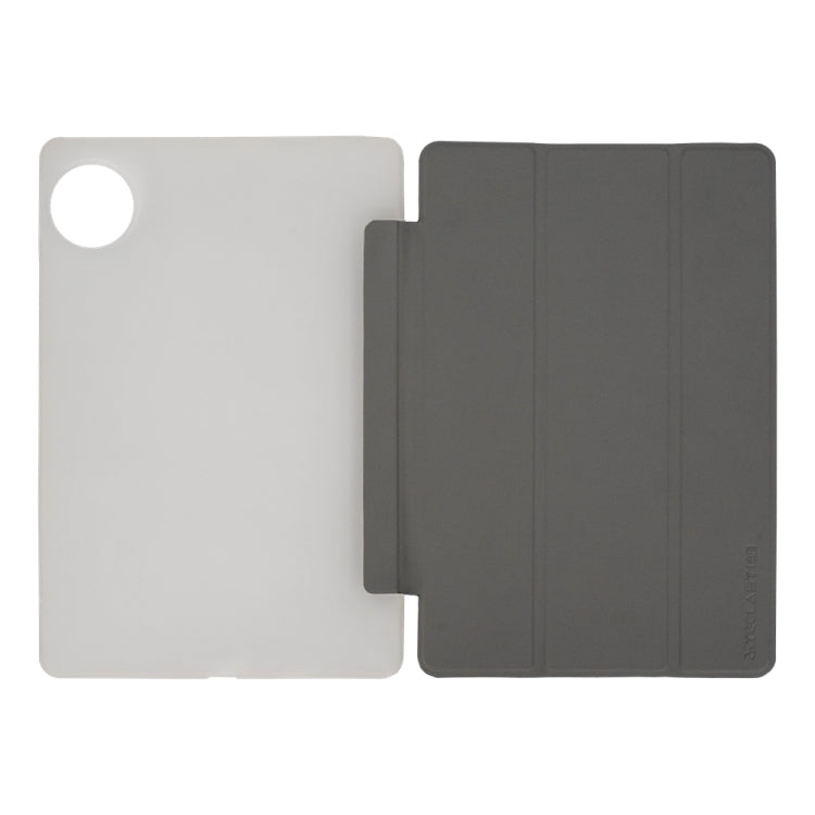 For Teclast P50 3-Fold Holder Folio Leather Tablet Smart Case - Grey