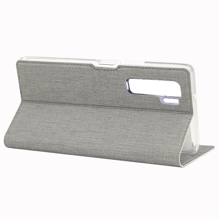 For Huawei nova7 SE / P40 Lite 5G ViLi Shockproof TPU + PU Horizontal Flip Protective Case with Card Slot & Holder