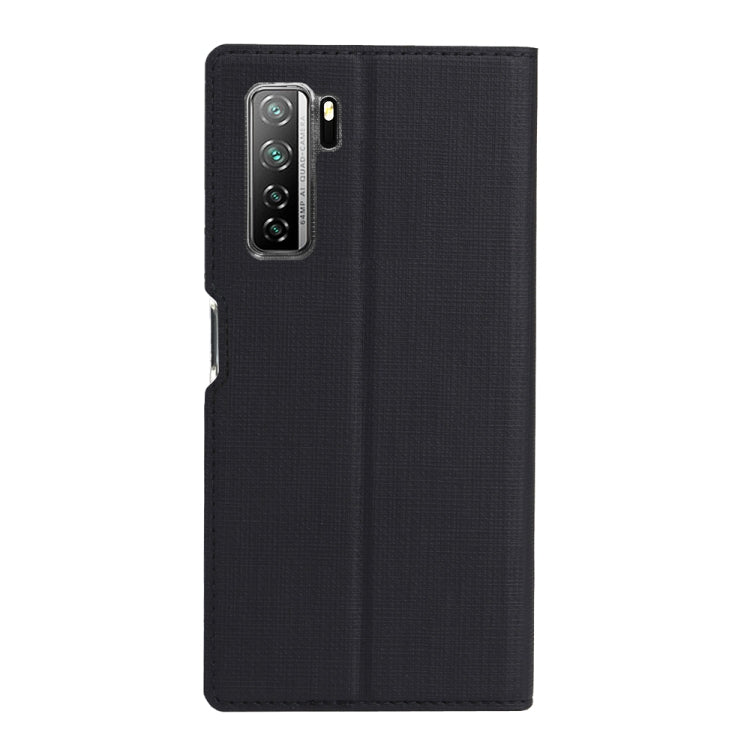 For Huawei nova7 SE / P40 Lite 5G ViLi Shockproof TPU + PU Horizontal Flip Protective Case with Card Slot & Holder