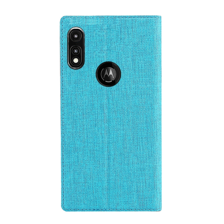 For Motorola Moto E (2020) ViLi Shockproof TPU + PU Horizontal Flip Protective Case with Card Slot & Holder