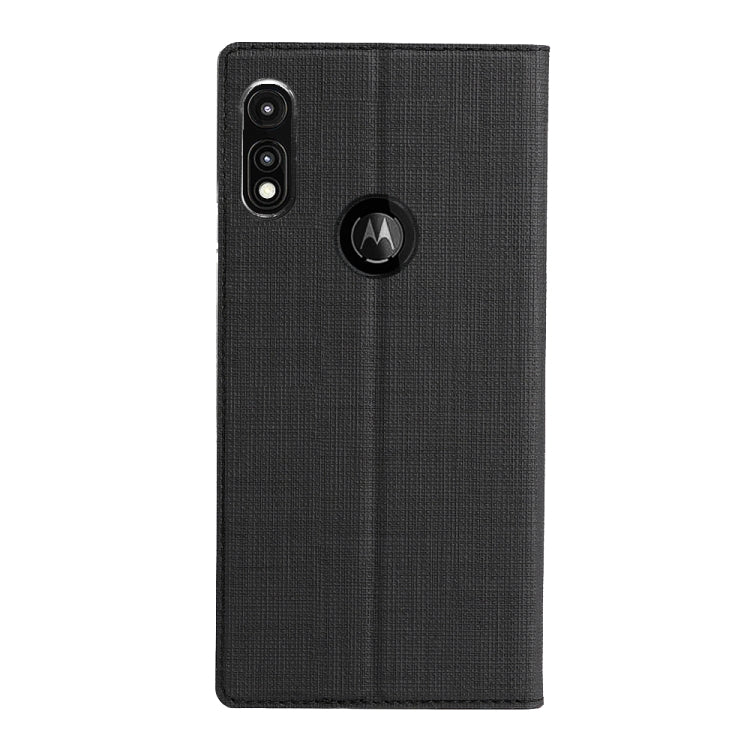 For Motorola Moto E (2020) ViLi Shockproof TPU + PU Horizontal Flip Protective Case with Card Slot & Holder