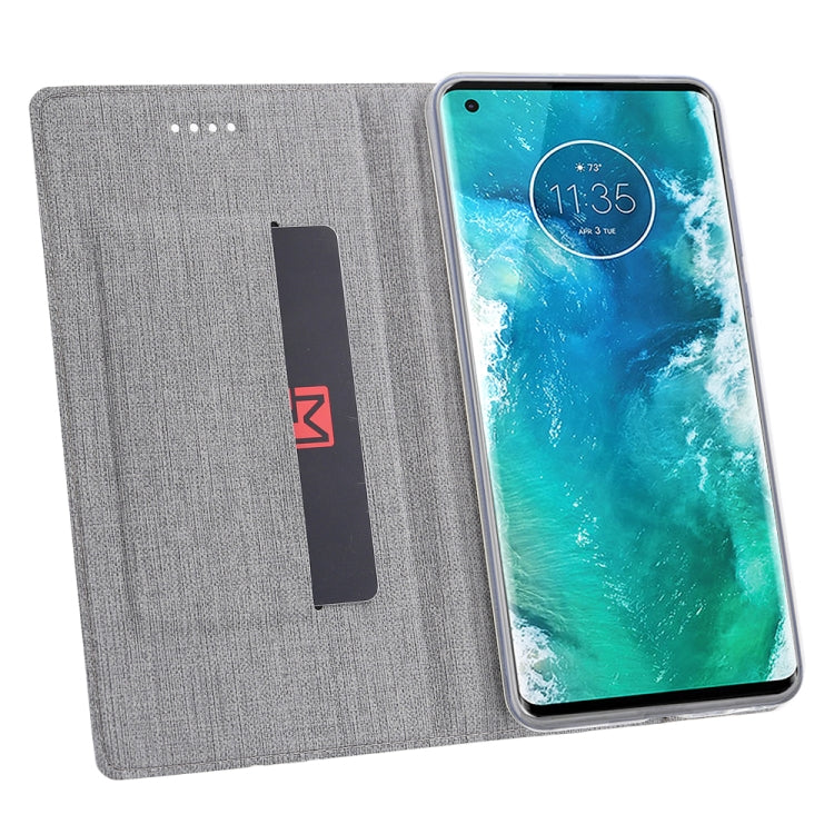 For Motorola Moto Edge+ ViLi Shockproof TPU + PU Horizontal Flip Protective Case with Card Slot & Holder