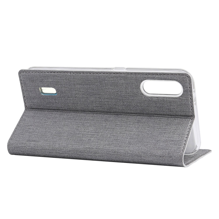 For Samsung Galaxy A01(US Version) ViLi Shockproof TPU + PU Horizontal Flip Protective Case with Card Slot & Holder