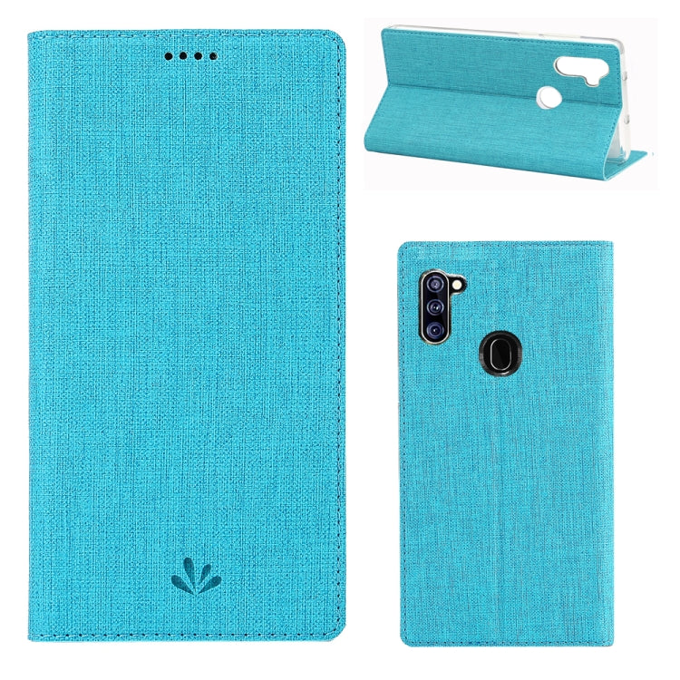 For Samsung Galaxy A11 / M11(International Version) ViLi Shockproof TPU + PU Horizontal Flip Protective Case with Card Slot & Holder