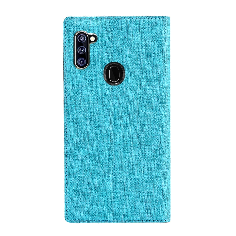 For Samsung Galaxy A11 / M11(International Version) ViLi Shockproof TPU + PU Horizontal Flip Protective Case with Card Slot & Holder