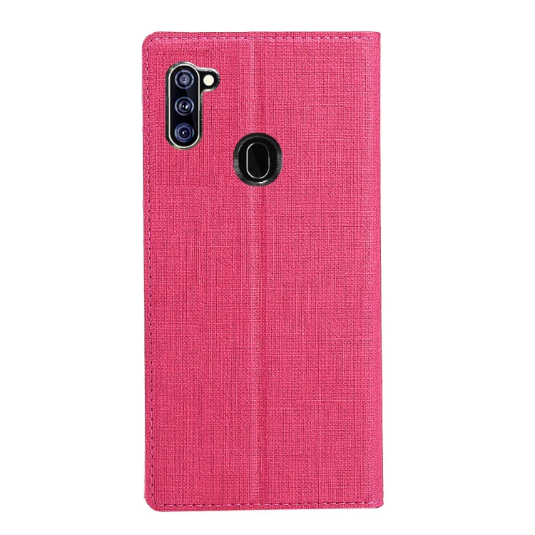 For Samsung Galaxy A11 / M11(International Version) ViLi Shockproof TPU + PU Horizontal Flip Protective Case with Card Slot & Holder