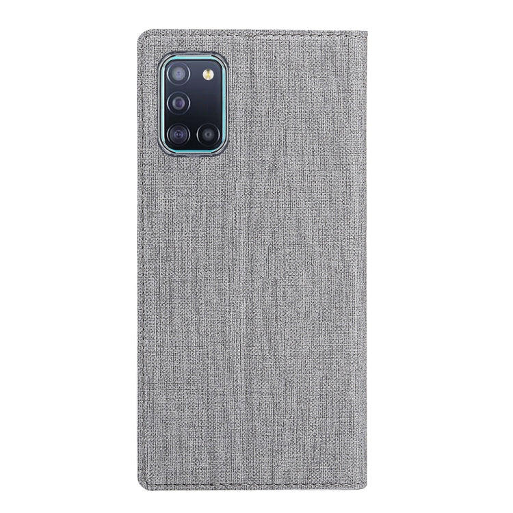 For Samsung Galaxy A31 ViLi Shockproof TPU + PU Horizontal Flip Protective Case with Card Slot & Holder