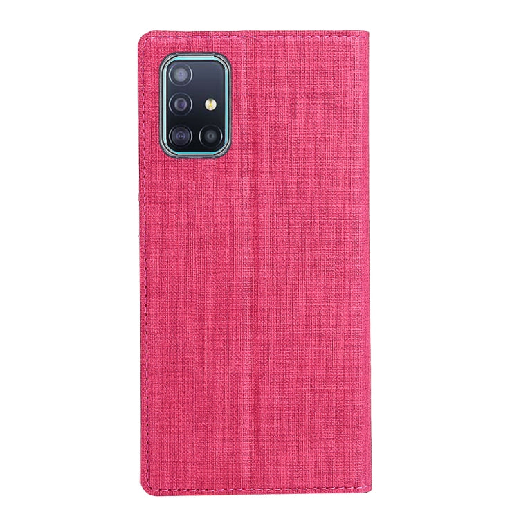 For Samsung Galaxy A51 5G(A516F) ViLi Shockproof TPU + PU Horizontal Flip Protective Case with Card Slot & Holder