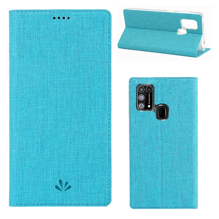 For Samsung Galaxy M31 ViLi Shockproof TPU + PU Horizontal Flip Protective Case with Card Slot & Holder