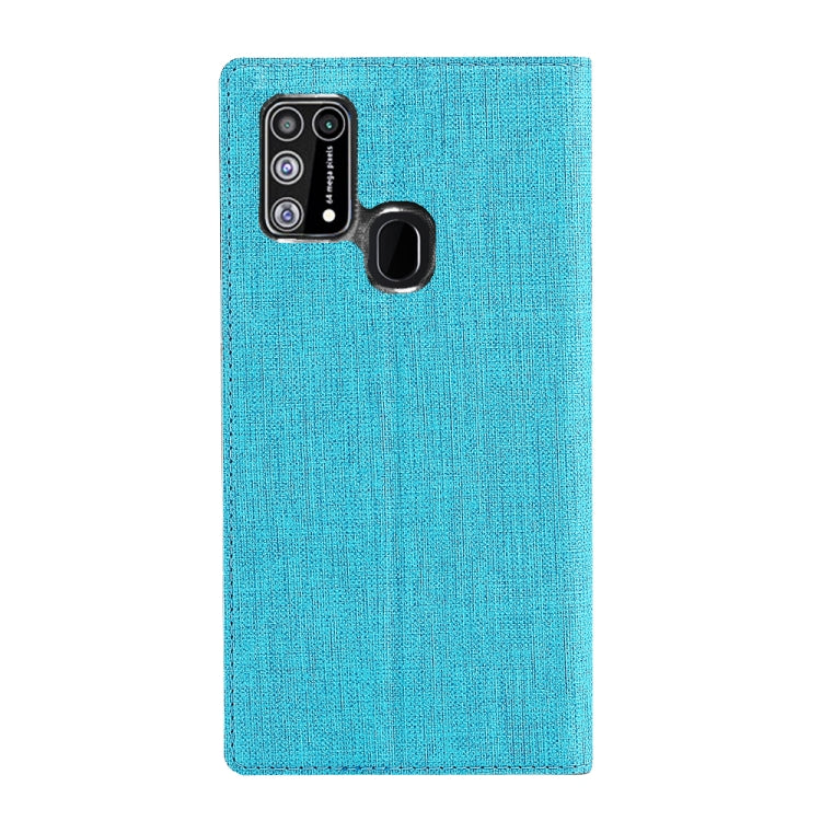 For Samsung Galaxy M31 ViLi Shockproof TPU + PU Horizontal Flip Protective Case with Card Slot & Holder