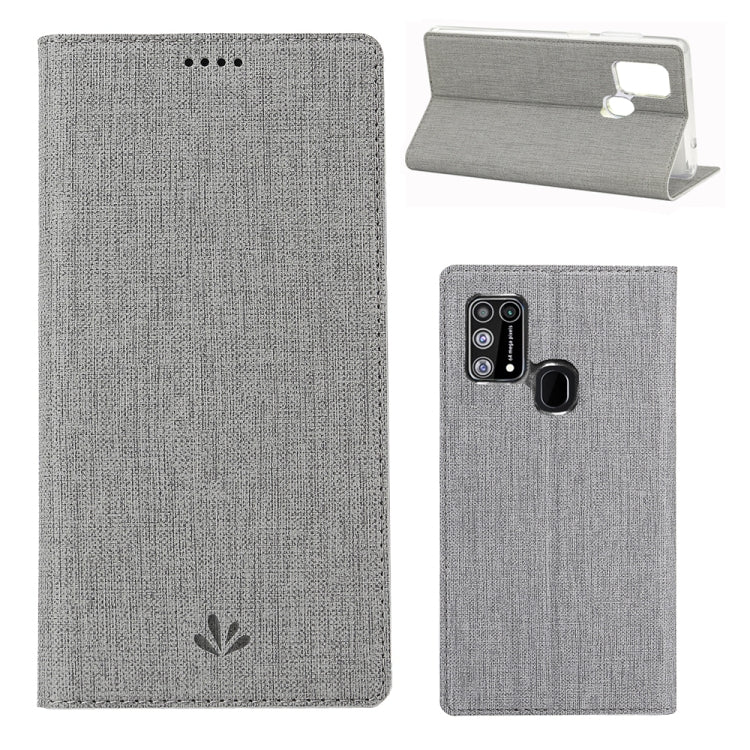 For Samsung Galaxy M31 ViLi Shockproof TPU + PU Horizontal Flip Protective Case with Card Slot & Holder