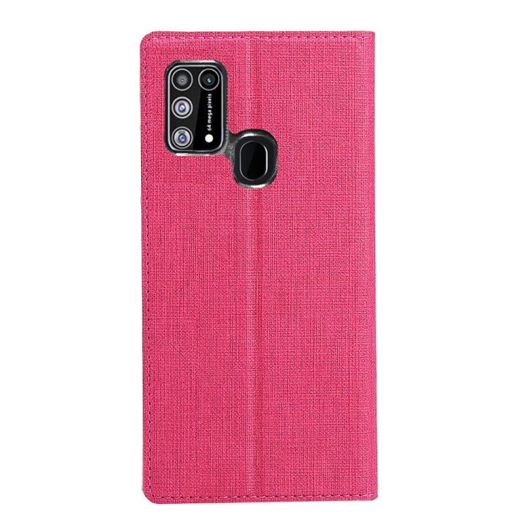 For Samsung Galaxy M31 ViLi Shockproof TPU + PU Horizontal Flip Protective Case with Card Slot & Holder