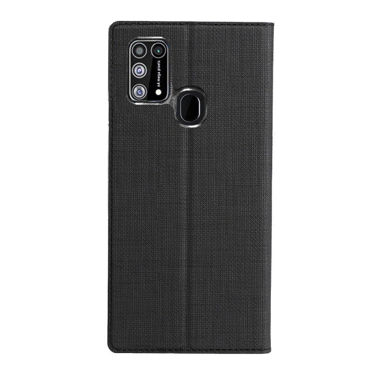 For Samsung Galaxy M31 ViLi Shockproof TPU + PU Horizontal Flip Protective Case with Card Slot & Holder
