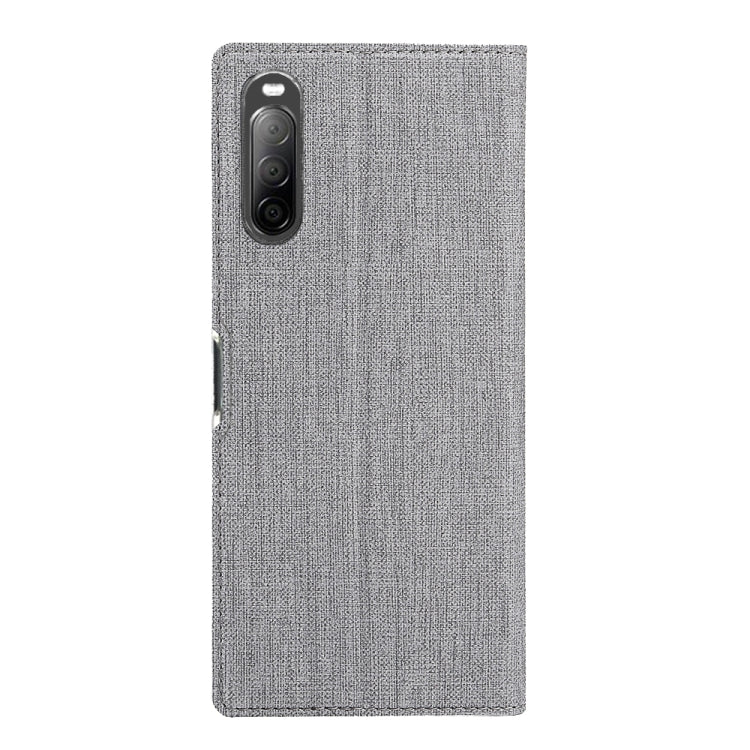 For Sony Xperia L4 ViLi Shockproof TPU + PU Horizontal Flip Protective Case with Card Slot & Holder