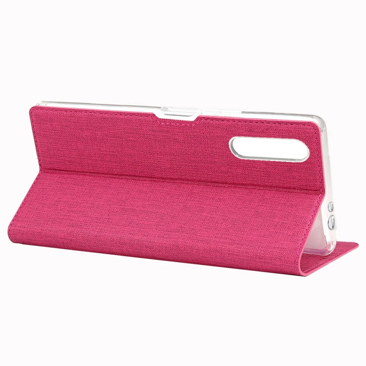 For Sony Xperia L4 ViLi Shockproof TPU + PU Horizontal Flip Protective Case with Card Slot & Holder