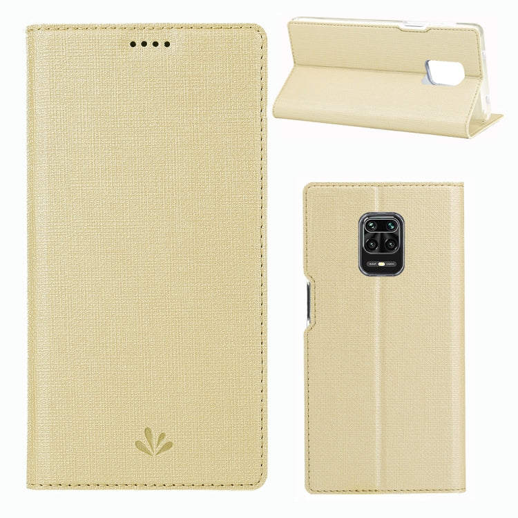 For Xiaomi Redmi Note 9 Pro / Note 9S / Note 9 Pro Max ViLi Shockproof TPU + PU Horizontal Flip Protective Case with Card Slot & Holder