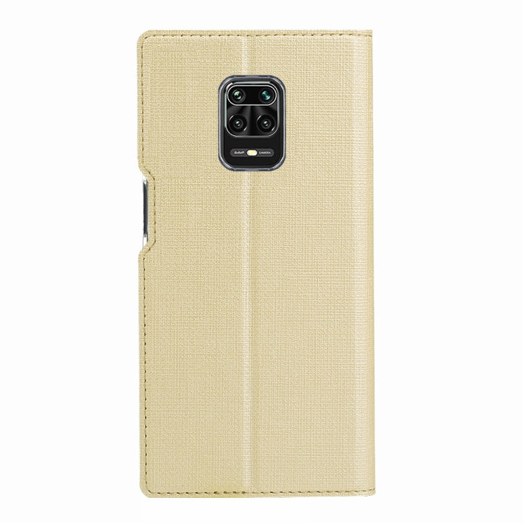 For Xiaomi Redmi Note 9 Pro / Note 9S / Note 9 Pro Max ViLi Shockproof TPU + PU Horizontal Flip Protective Case with Card Slot & Holder