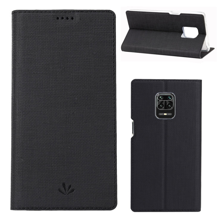 For Xiaomi Redmi Note 9 Pro / Note 9S / Note 9 Pro Max ViLi Shockproof TPU + PU Horizontal Flip Protective Case with Card Slot & Holder