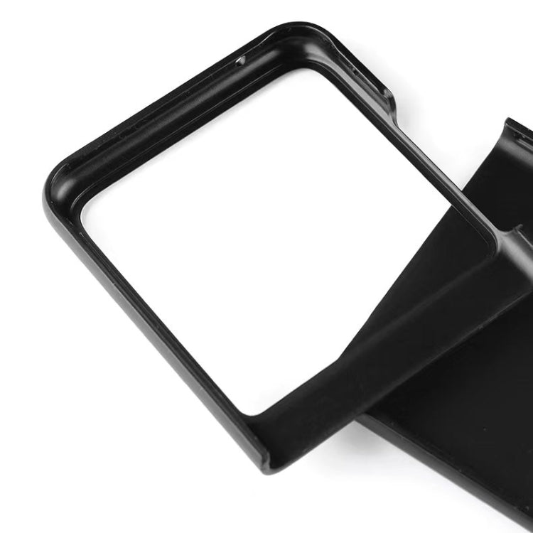 For Motorola Razr 40 Ultra PC Frosted Shockproof Protective Phone Case(Black)