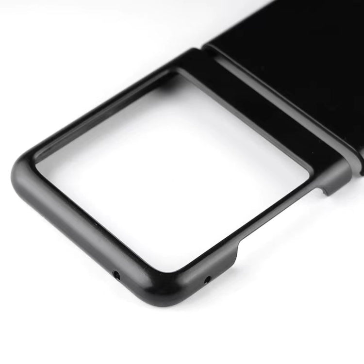 For Motorola Razr 40 Ultra PC Frosted Shockproof Protective Phone Case(Black)
