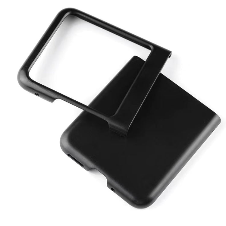 For Motorola Razr 40 Ultra PC Frosted Shockproof Protective Phone Case(Black)