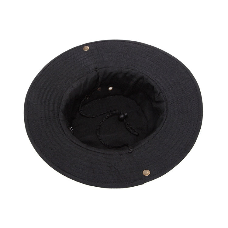 AOTU AT8706 Outdoor Fishing and Mountaineering Round Brim Bucket Hat