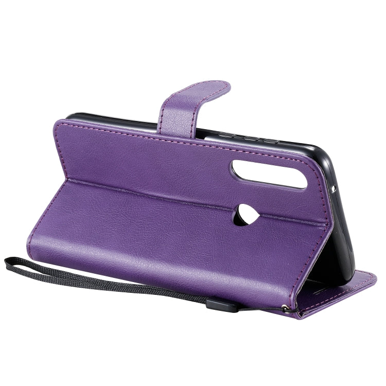 For Motorola Moto G Power Solid Color Horizontal Flip Protective Leather Case with Holder & Card Slots & Wallet & Lanyard