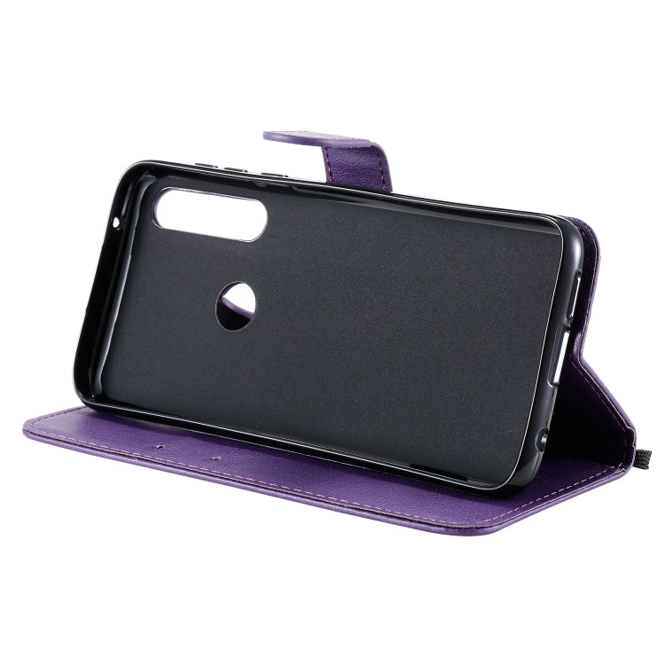 For Motorola Moto G Power Solid Color Horizontal Flip Protective Leather Case with Holder & Card Slots & Wallet & Lanyard