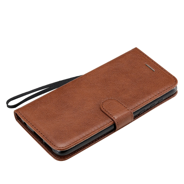 For Motorola Moto G Power Solid Color Horizontal Flip Protective Leather Case with Holder & Card Slots & Wallet & Lanyard