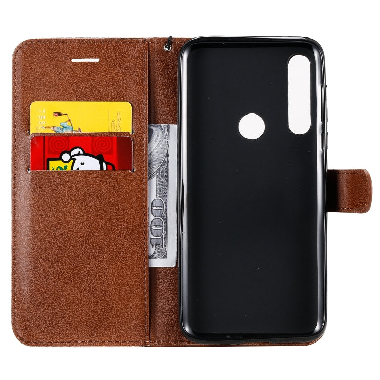 For Motorola Moto G Power Solid Color Horizontal Flip Protective Leather Case with Holder & Card Slots & Wallet & Lanyard
