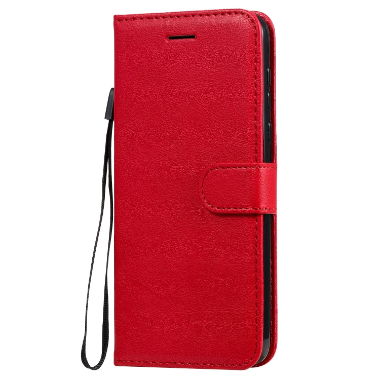 For Motorola Moto G Power Solid Color Horizontal Flip Protective Leather Case with Holder & Card Slots & Wallet & Lanyard
