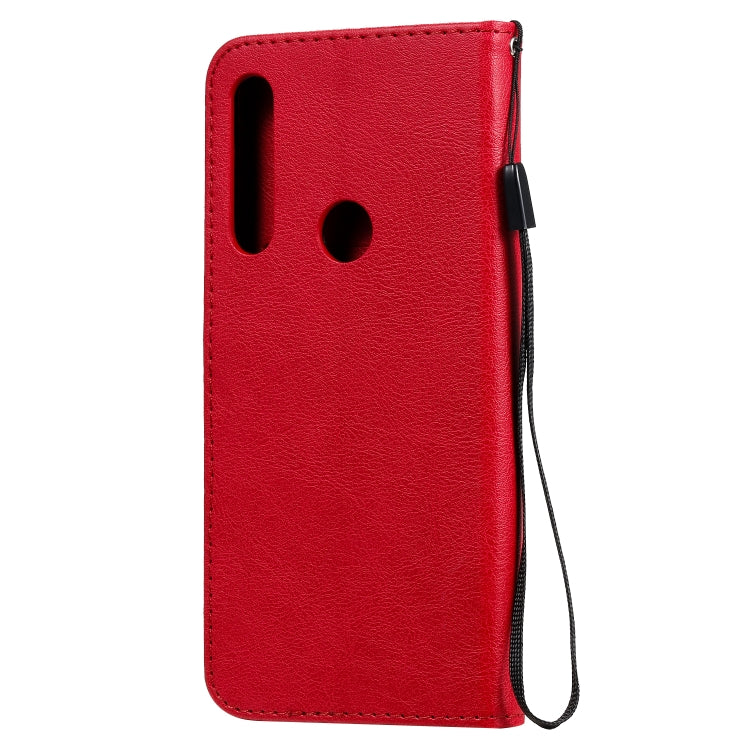 For Motorola Moto G Power Solid Color Horizontal Flip Protective Leather Case with Holder & Card Slots & Wallet & Lanyard