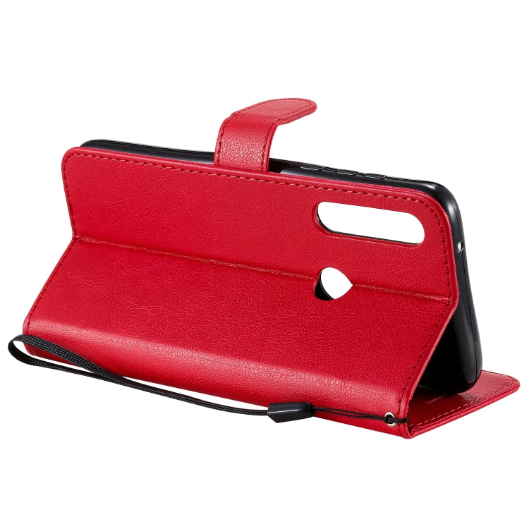 For Motorola Moto G Power Solid Color Horizontal Flip Protective Leather Case with Holder & Card Slots & Wallet & Lanyard