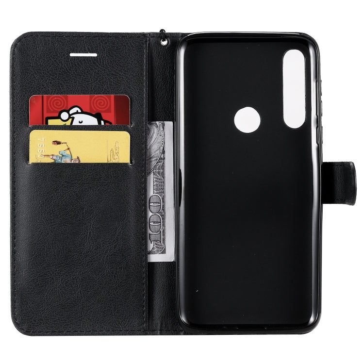 For Motorola Moto G Power Solid Color Horizontal Flip Protective Leather Case with Holder & Card Slots & Wallet & Lanyard