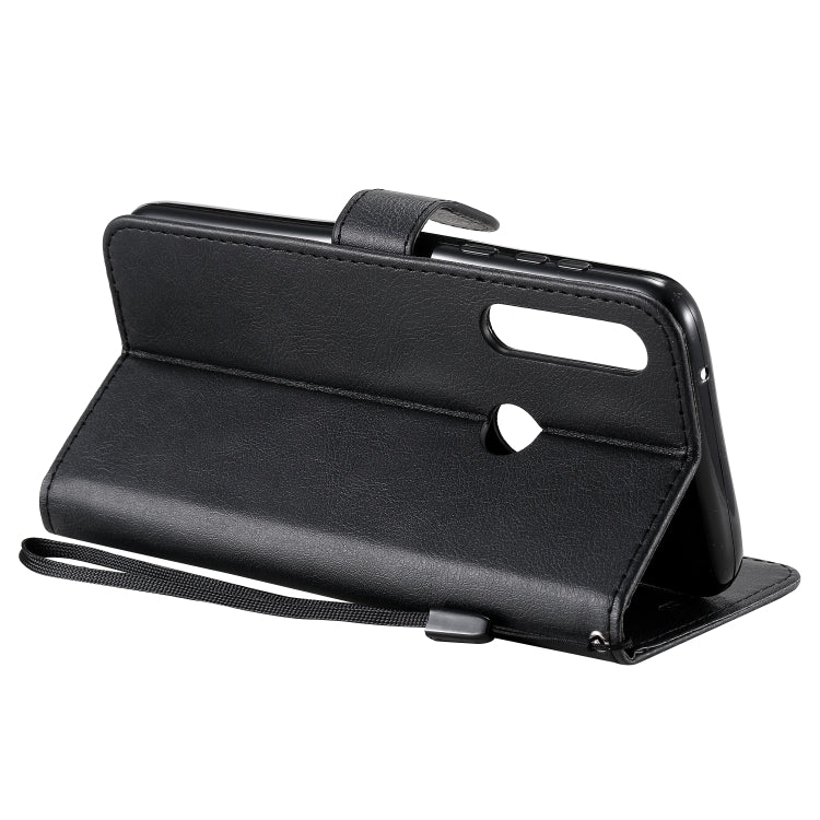 For Motorola Moto G Power Solid Color Horizontal Flip Protective Leather Case with Holder & Card Slots & Wallet & Lanyard