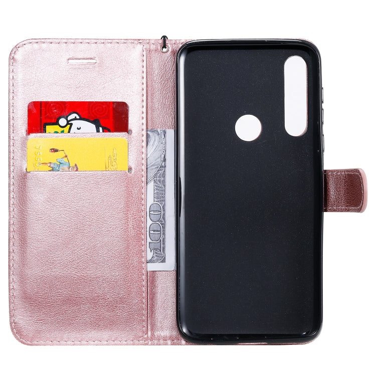 For Motorola Moto G Power Solid Color Horizontal Flip Protective Leather Case with Holder & Card Slots & Wallet & Lanyard