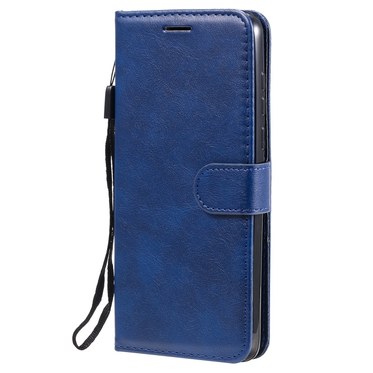 For Motorola Moto G8 Power Solid Color Horizontal Flip Protective Leather Case with Holder & Card Slots & Wallet & Lanyard