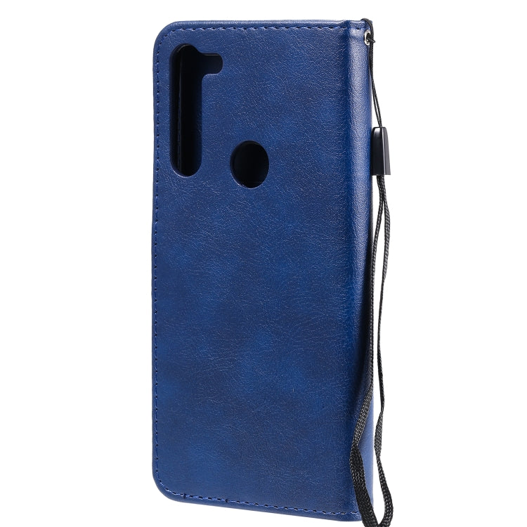 For Motorola Moto G8 Power Solid Color Horizontal Flip Protective Leather Case with Holder & Card Slots & Wallet & Lanyard