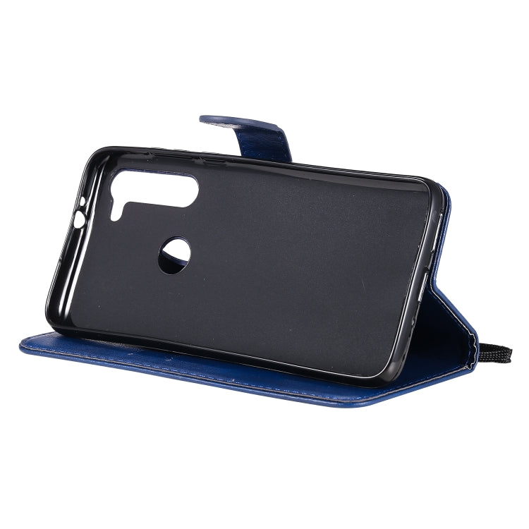 For Motorola Moto G8 Power Solid Color Horizontal Flip Protective Leather Case with Holder & Card Slots & Wallet & Lanyard