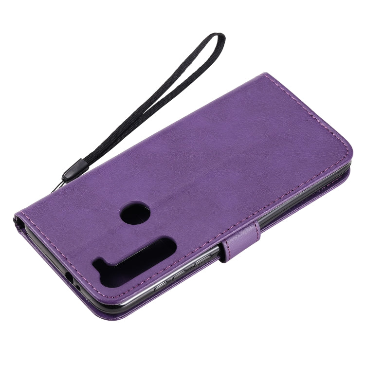 For Motorola Moto G8 Power Solid Color Horizontal Flip Protective Leather Case with Holder & Card Slots & Wallet & Lanyard