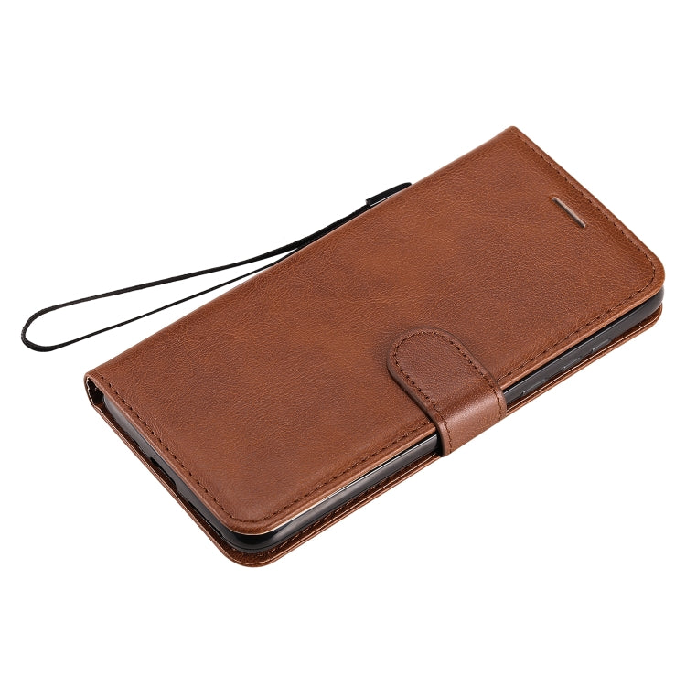For Motorola Moto G8 Power Solid Color Horizontal Flip Protective Leather Case with Holder & Card Slots & Wallet & Lanyard