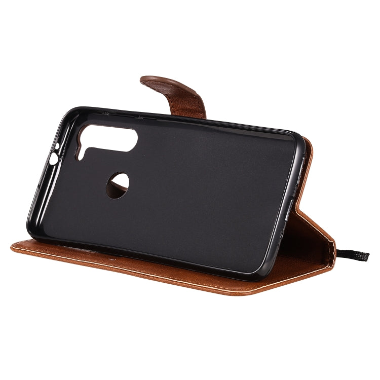 For Motorola Moto G8 Power Solid Color Horizontal Flip Protective Leather Case with Holder & Card Slots & Wallet & Lanyard