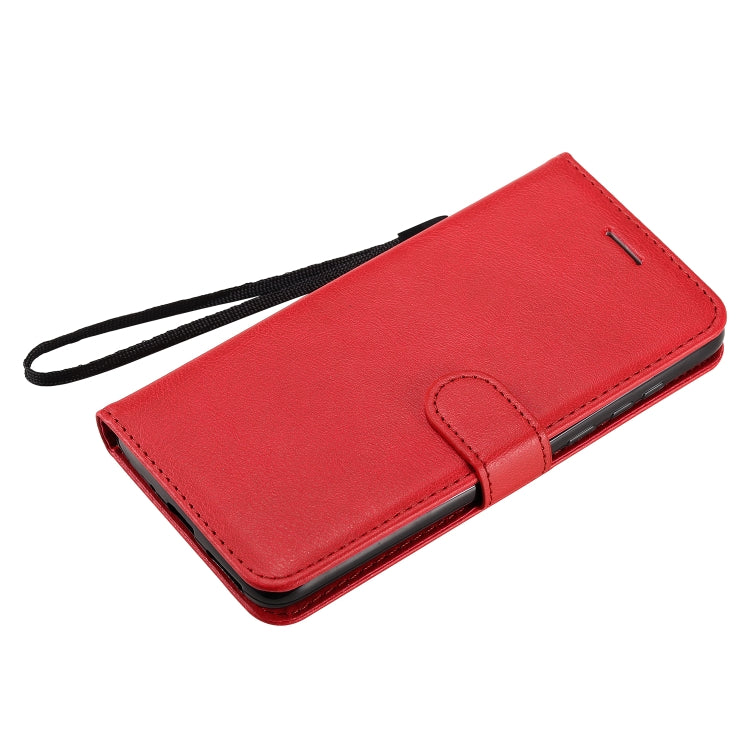 For Motorola Moto G8 Power Solid Color Horizontal Flip Protective Leather Case with Holder & Card Slots & Wallet & Lanyard