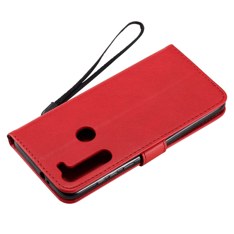 For Motorola Moto G8 Power Solid Color Horizontal Flip Protective Leather Case with Holder & Card Slots & Wallet & Lanyard